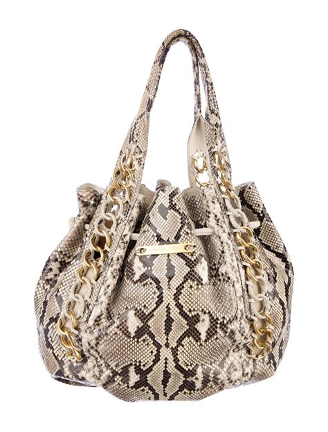 michael kors snake skin purse